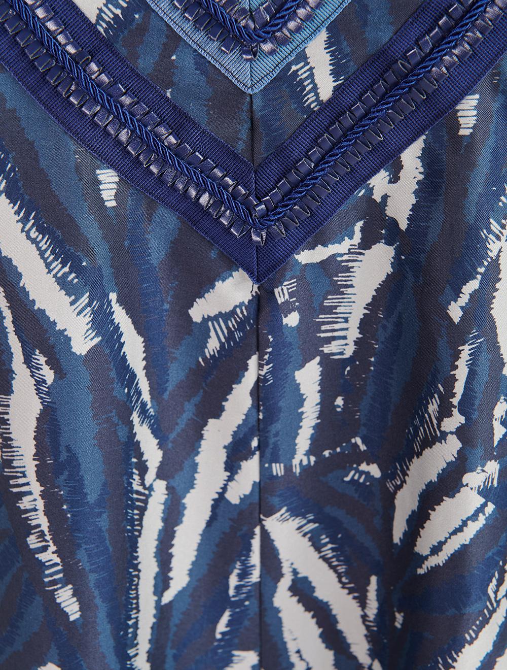 Save The Queen Tuta Con Stampa Camouflage Blu