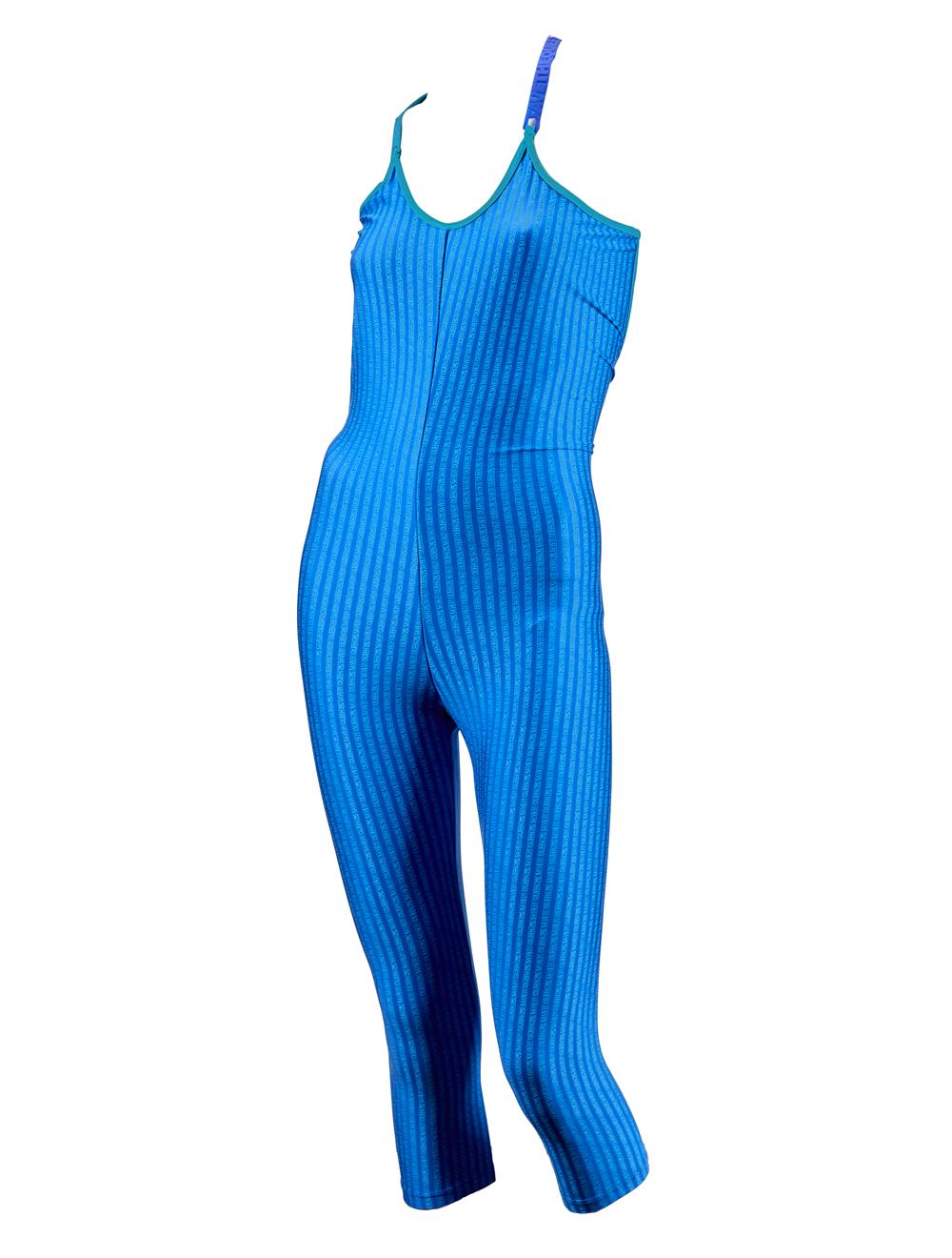 Save The Queen Tuta in jersey bluette