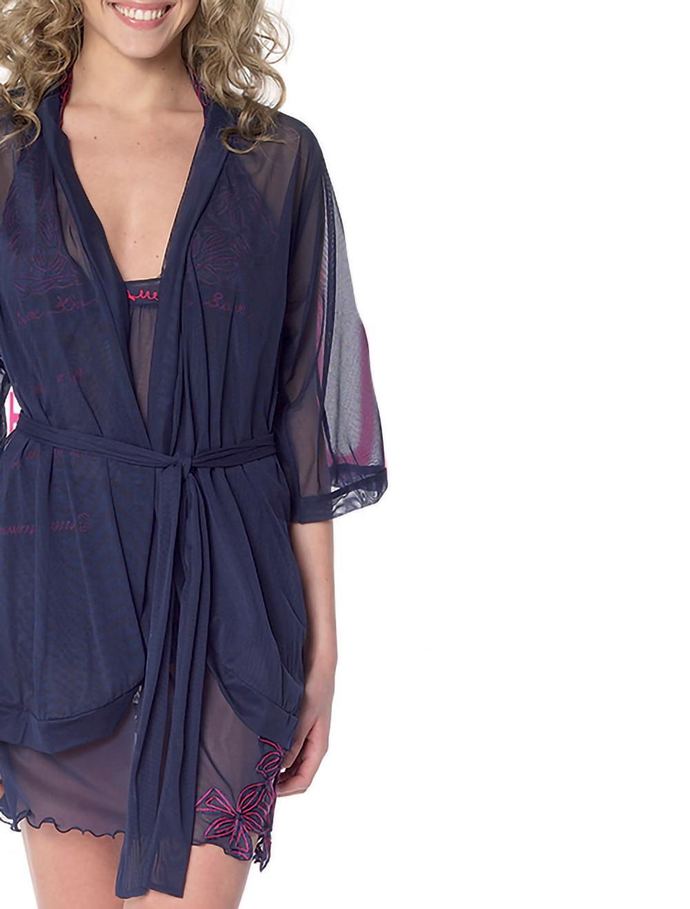 Save The Queen Vestaglia Blu Scuro Corta