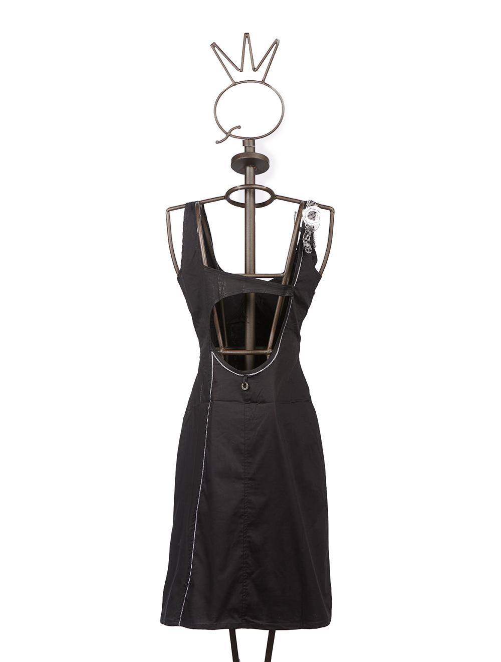 Save The Queen Vestito A Tubino Nero Con Ricamo