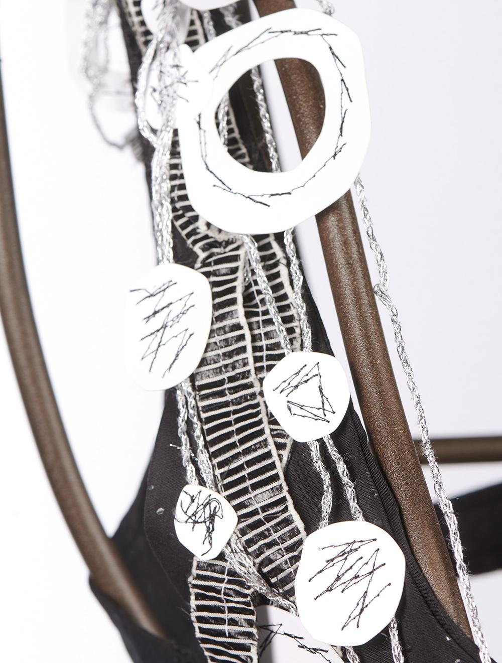 Save The Queen Vestito A Tubino Nero Con Ricamo