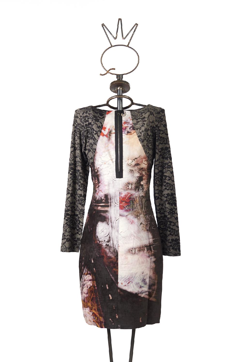 Save The Queen Vestito Corto A Tubino A Fantasia