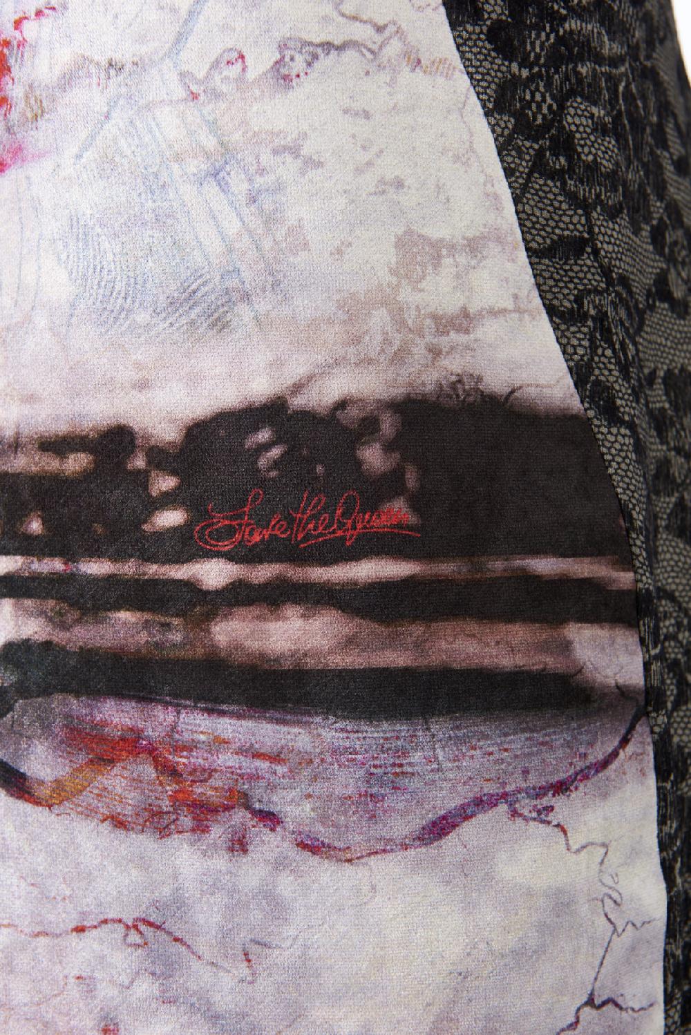 Save The Queen Vestito Corto A Tubino A Fantasia