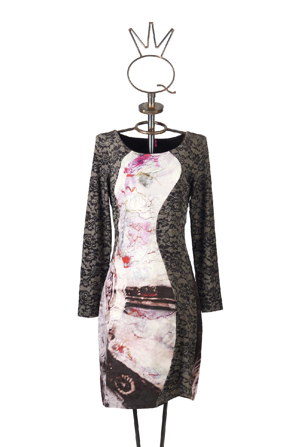 Save The Queen vestito corto a tubino a fantasia