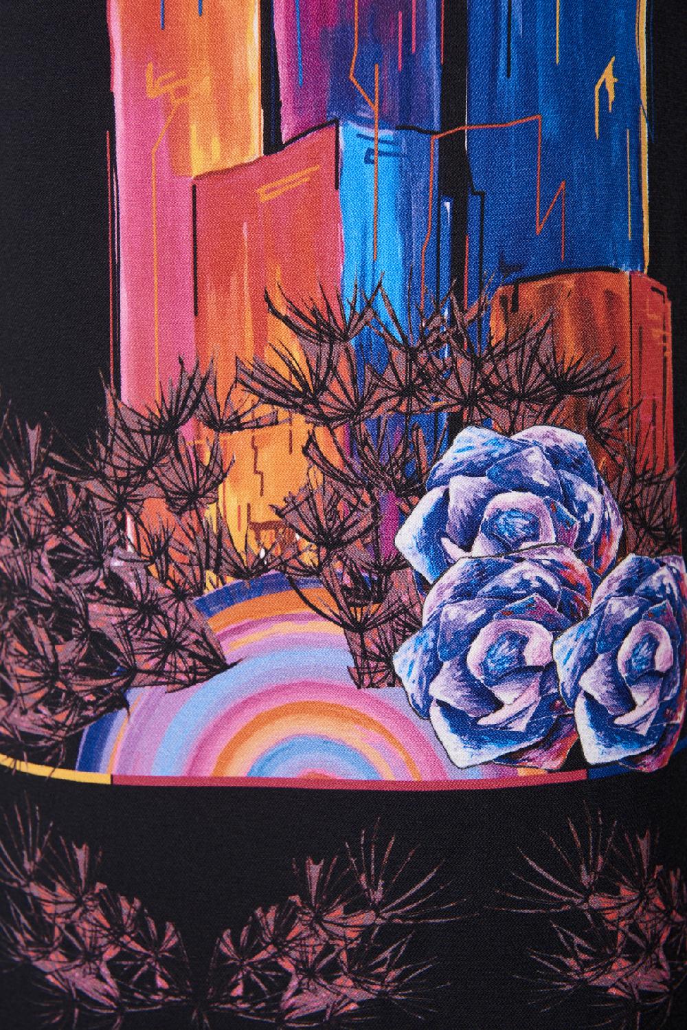 Save The Queen Vestito Corto Con Stampa New Wave