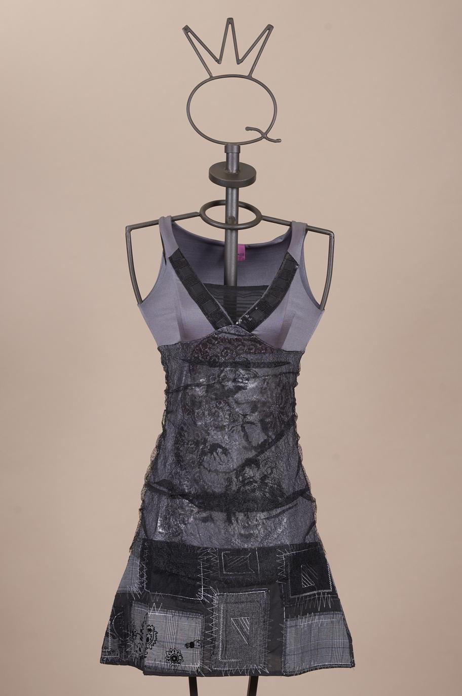 Save The Queen Vestito corto grigio