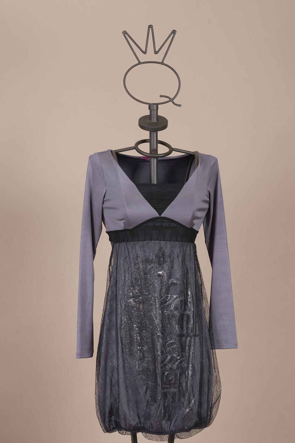 Save The Queen Vestito corto grigio