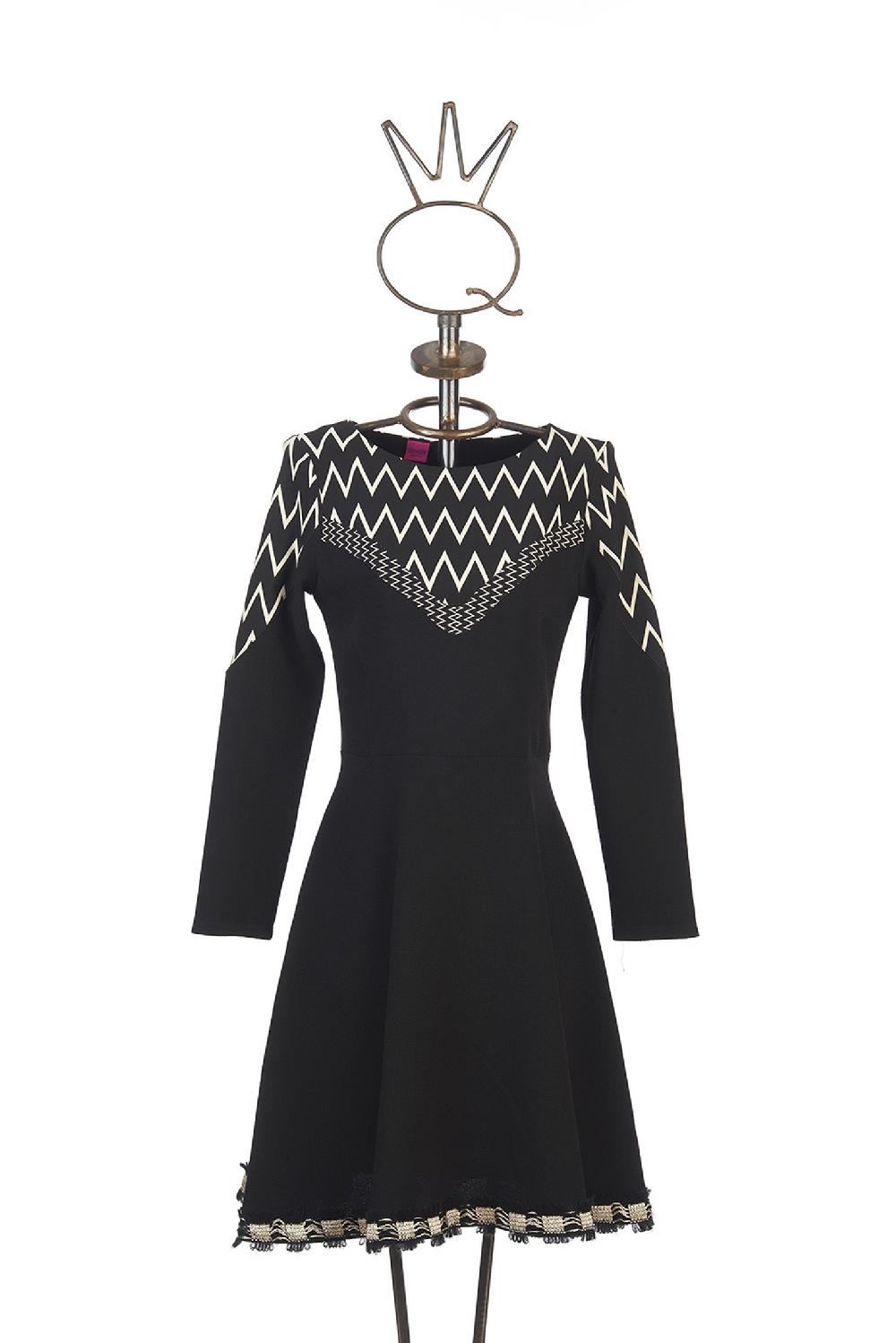 Save The Queen vestito corto in crepe