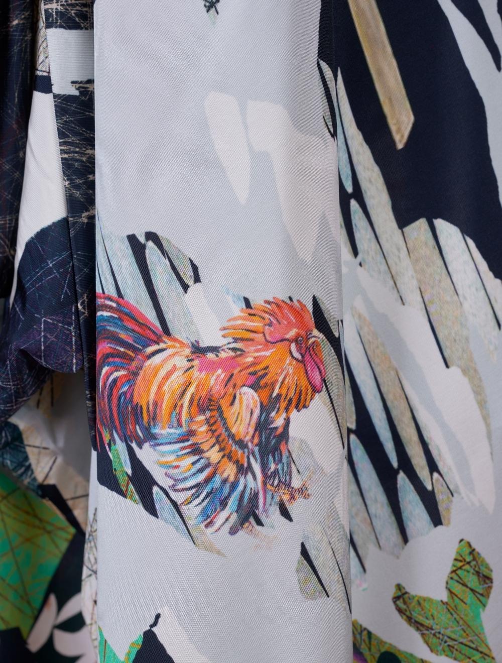 Save The Queen Vestito Corto In Viscosa Con Stampa