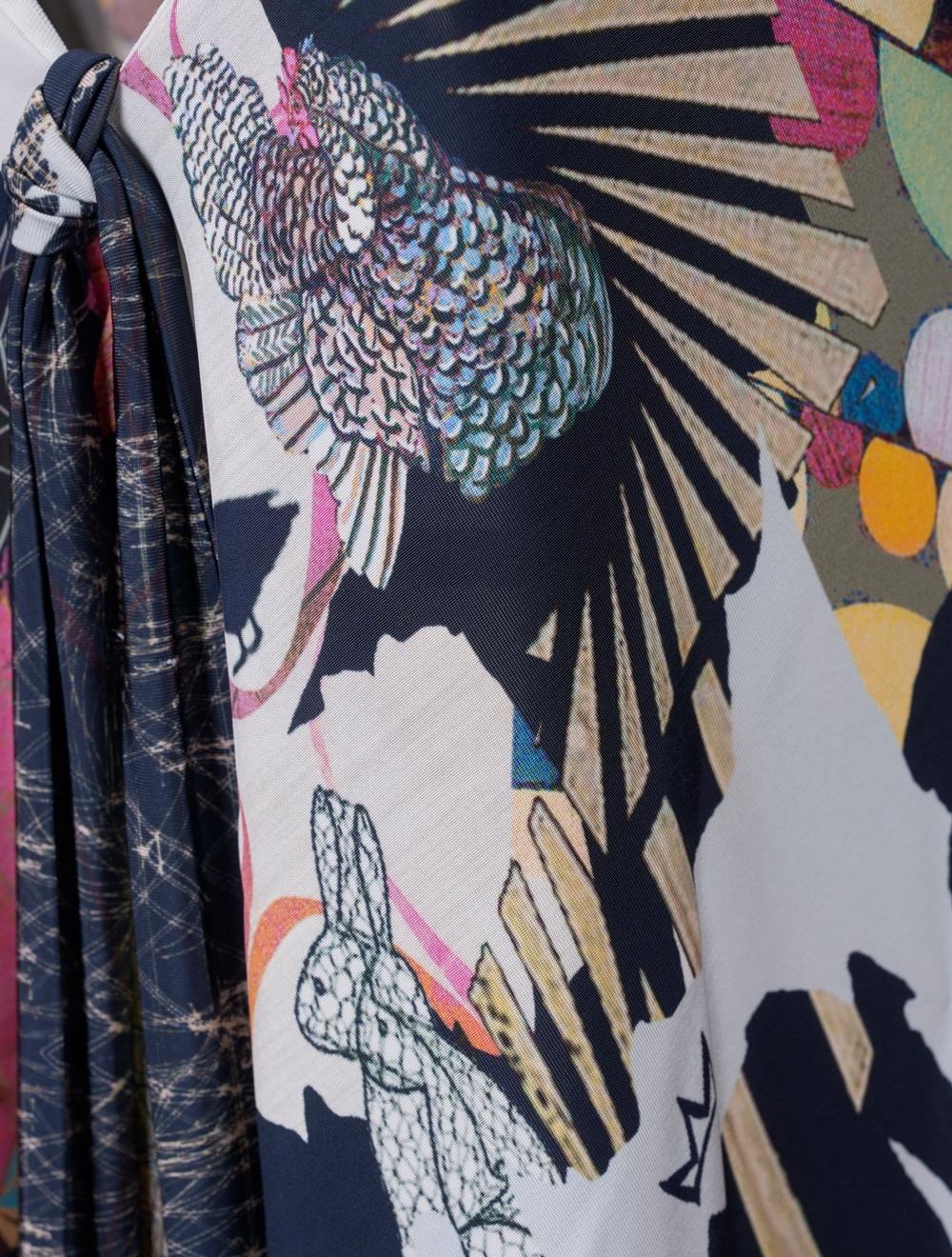 Save The Queen Vestito Corto In Viscosa Con Stampa