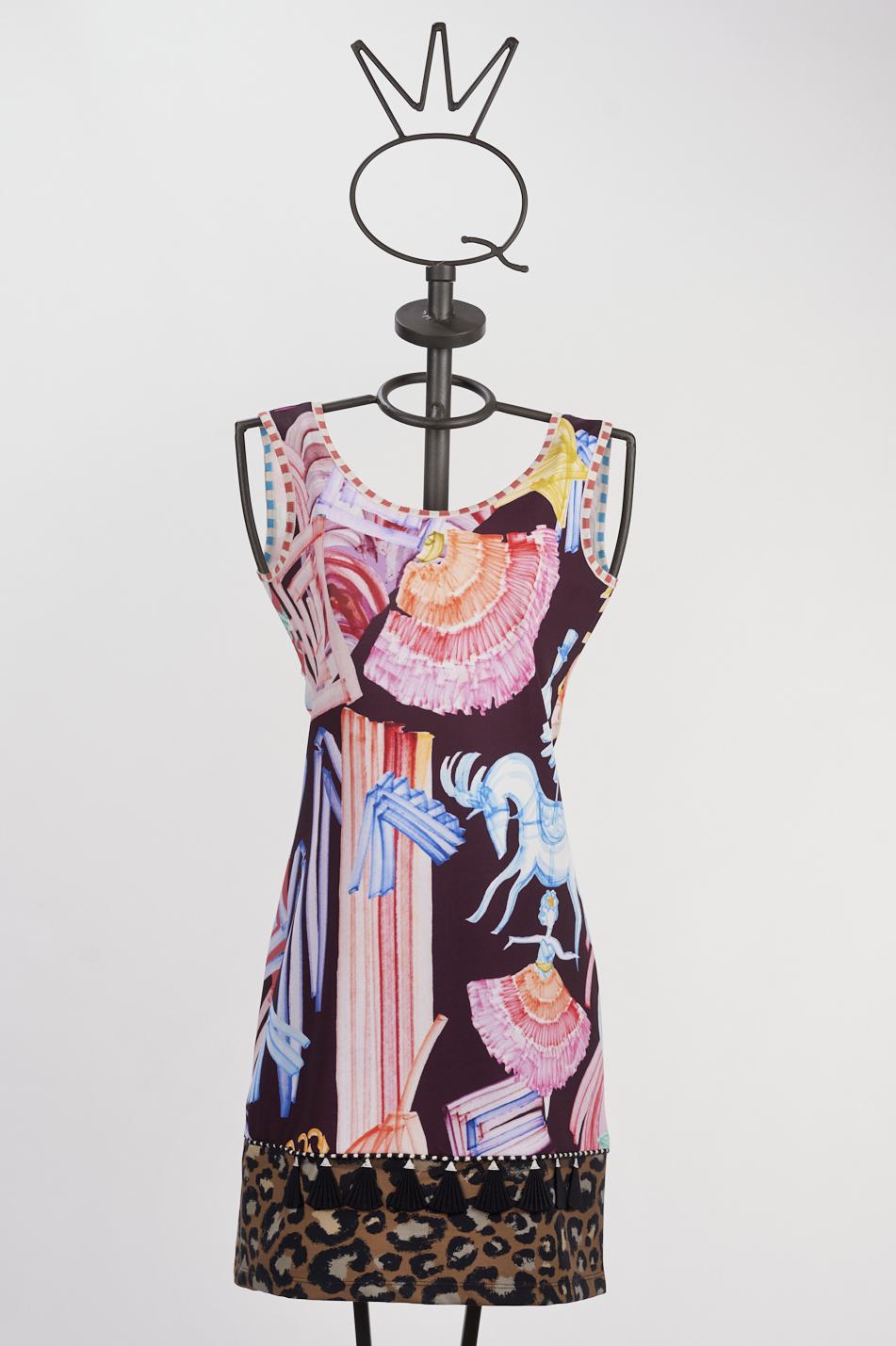 Save The Queen Vestito Corto Stampato