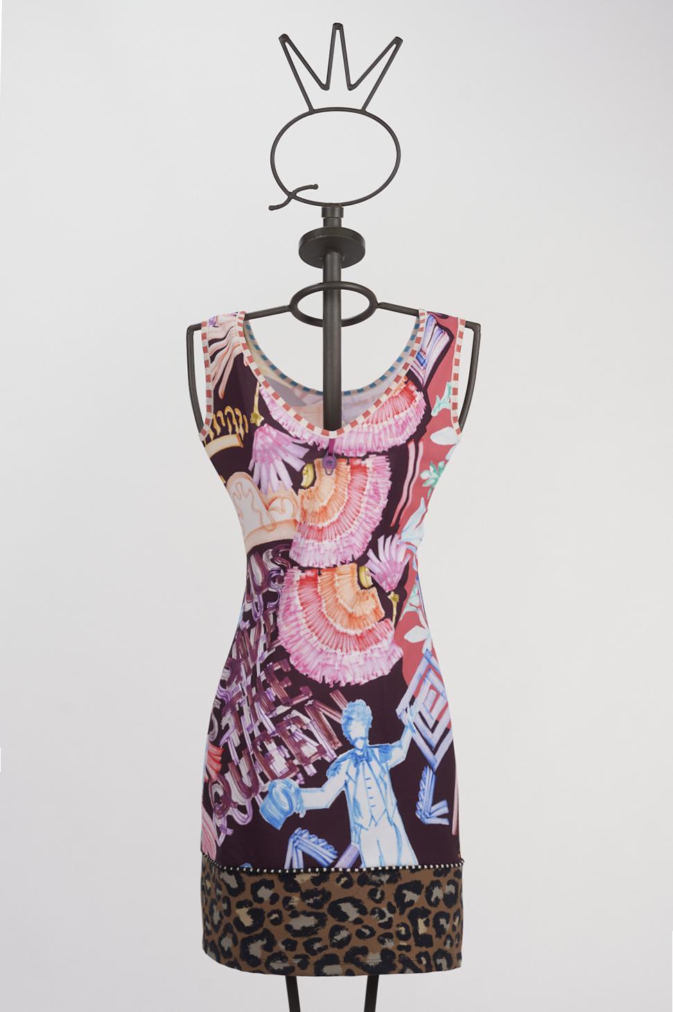 Save The Queen Vestito Corto Stampato