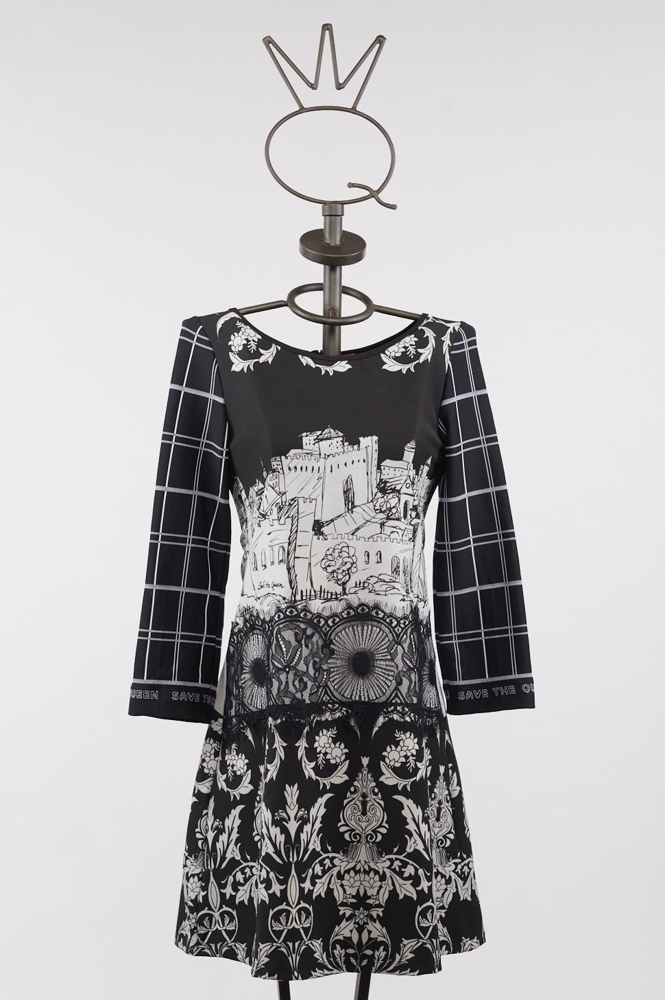 Save The Queen Vestito Corto Stampato