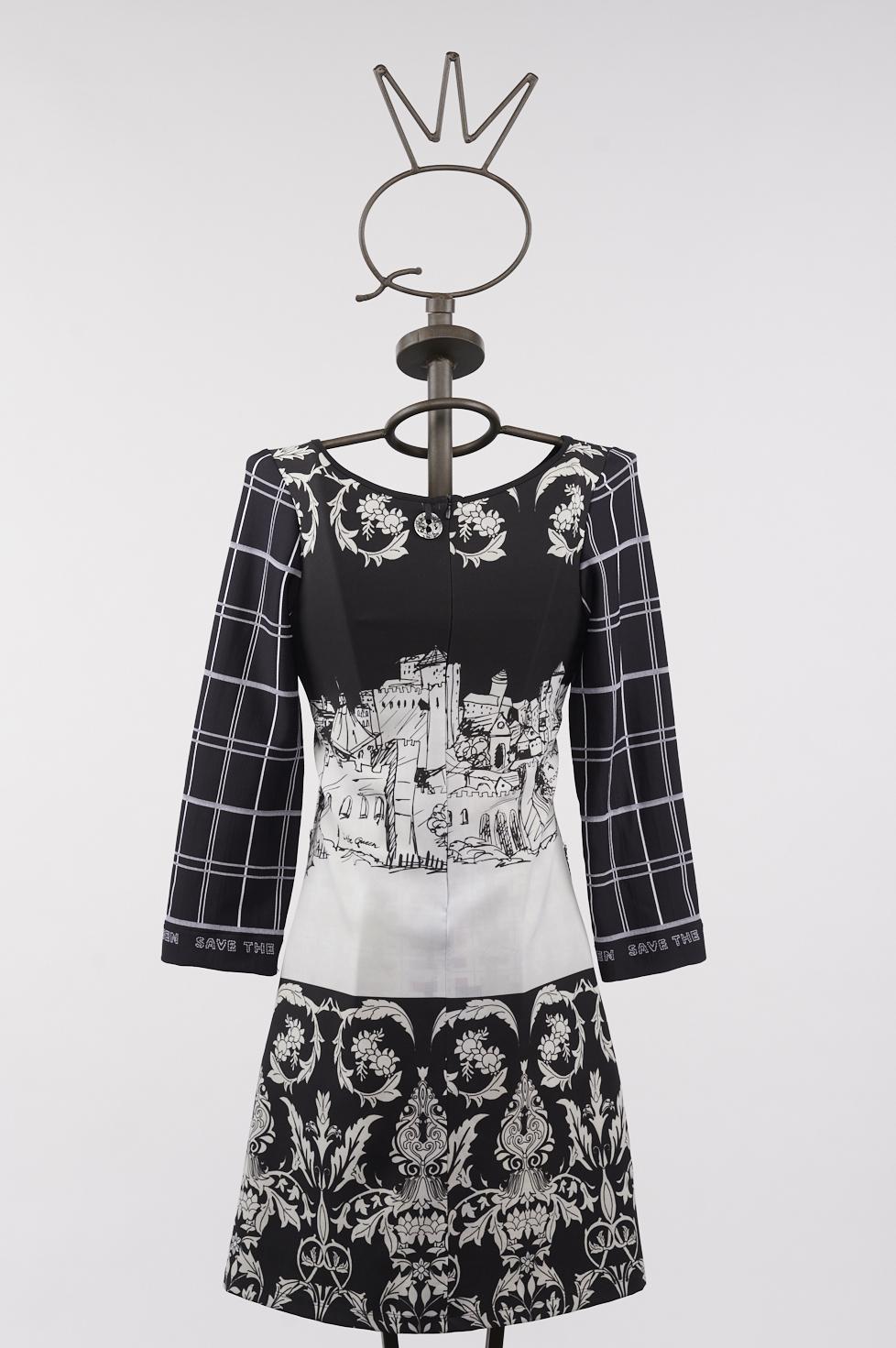 Save The Queen Vestito Corto Stampato