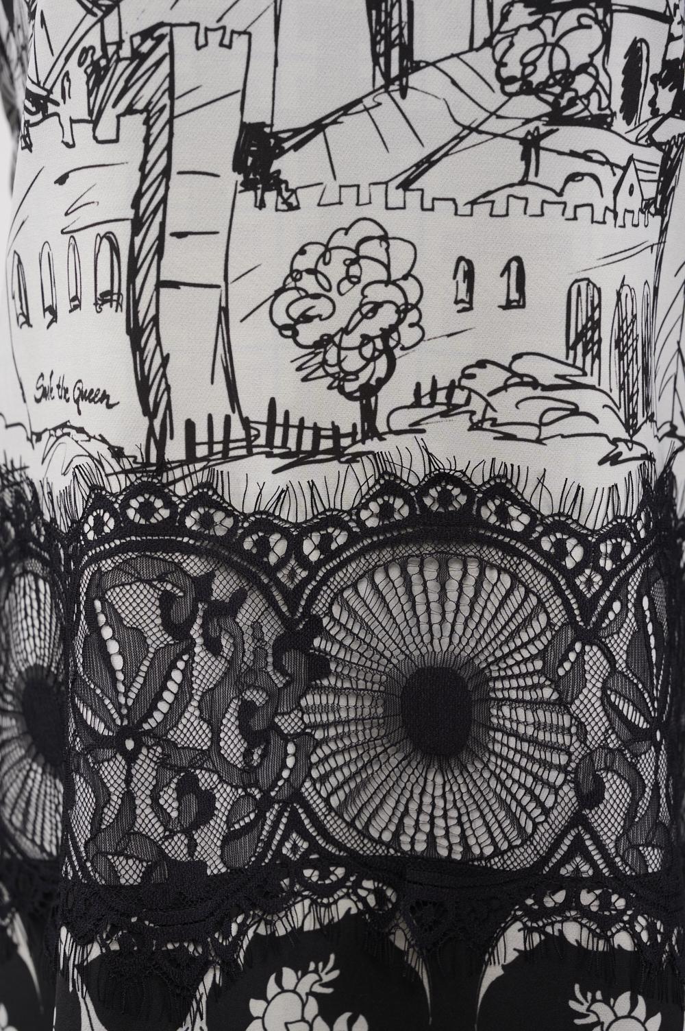 Save The Queen Vestito Corto Stampato