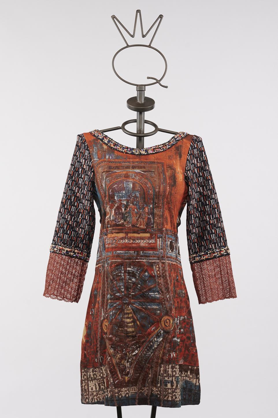 Save The Queen Vestito Corto Stampato