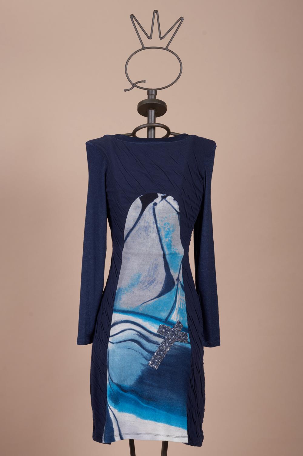 Save The Queen Vestito In Lana Stampato