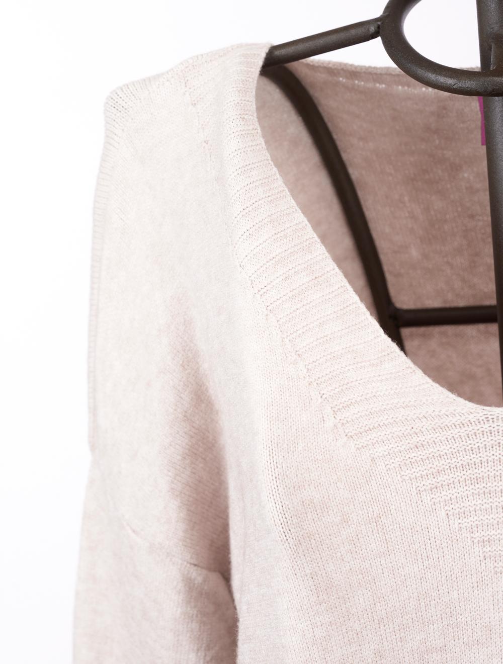 Save The Queen Vestito In Tricot Color Panna