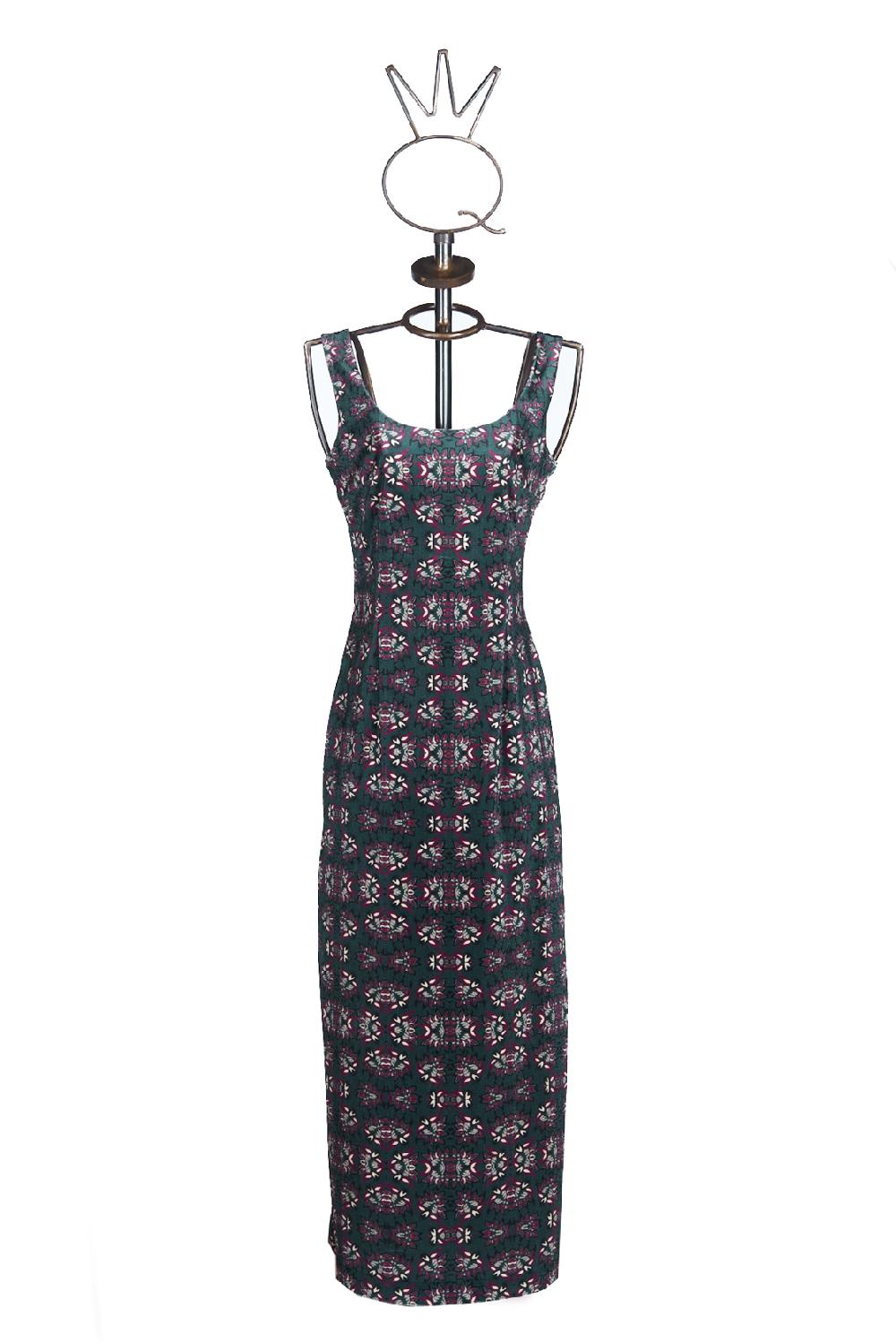 Save The Queen Vestito Lungo Con Stampa Floreale