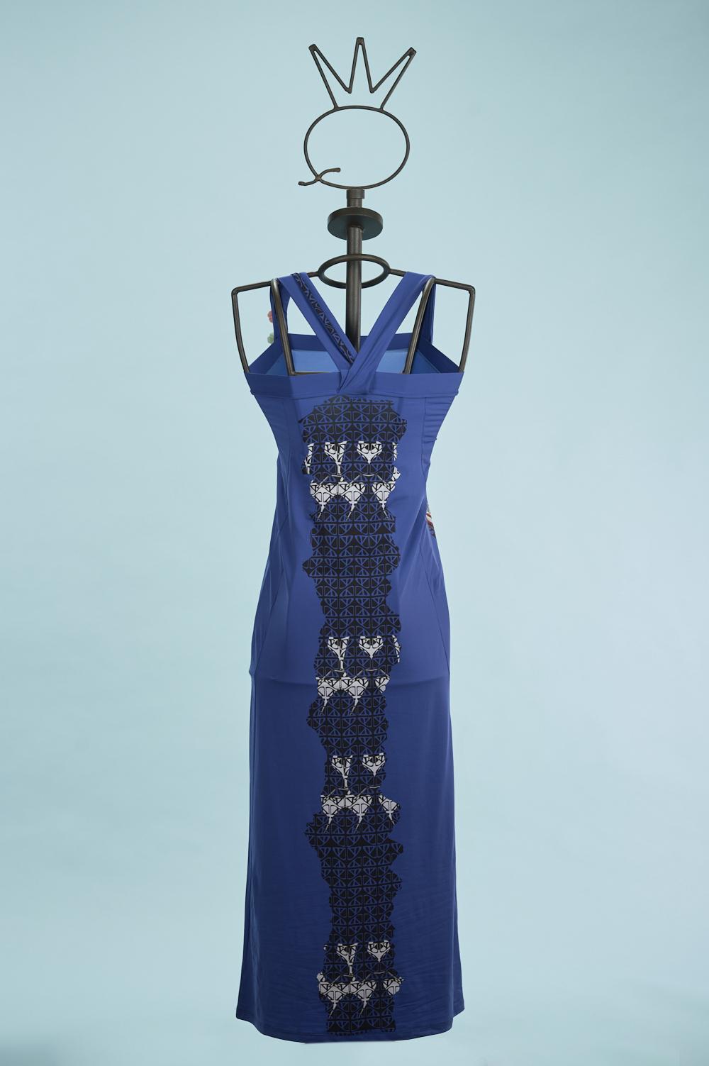 Save The Queen Vestito Lungo Stampato