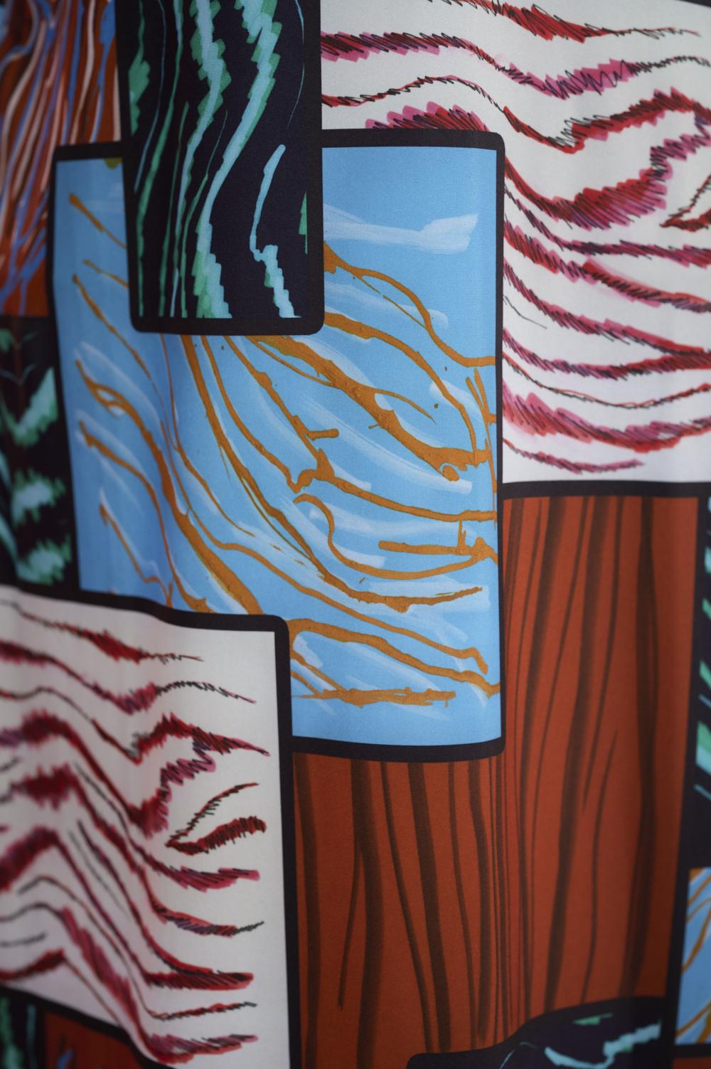 Save The Queen Vestito Lungo Stampato