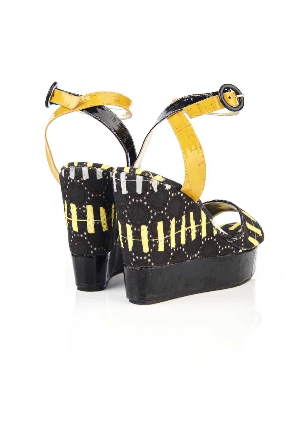 Save The Queen Zeppe In Tessuto E Pelle