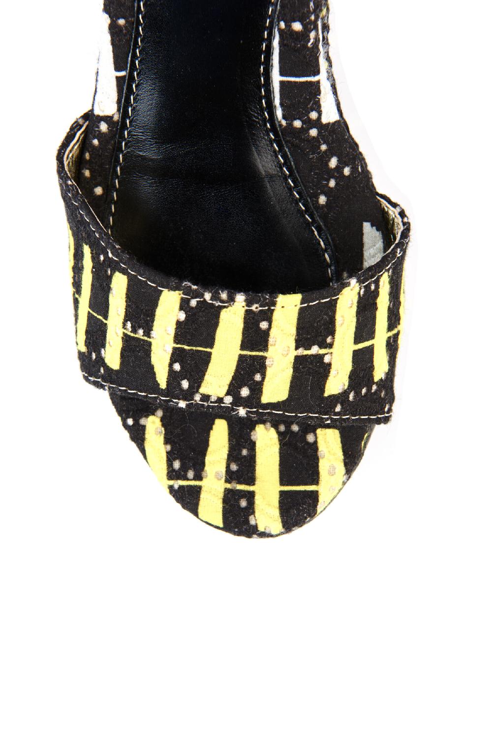 Save The Queen Zeppe In Tessuto E Pelle