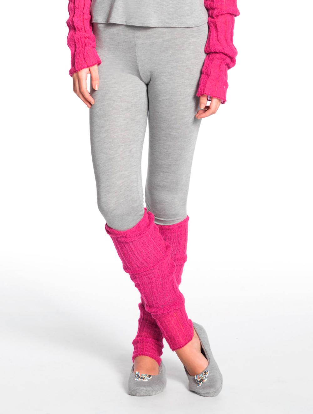 Save The Queen Set T-shirt Lunga Grigia Con Leggings