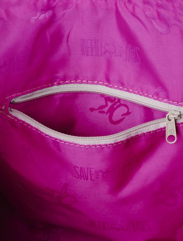 Save The Queen Shopper A Righe Bianche E Nere Con Logo In Metallo Zama