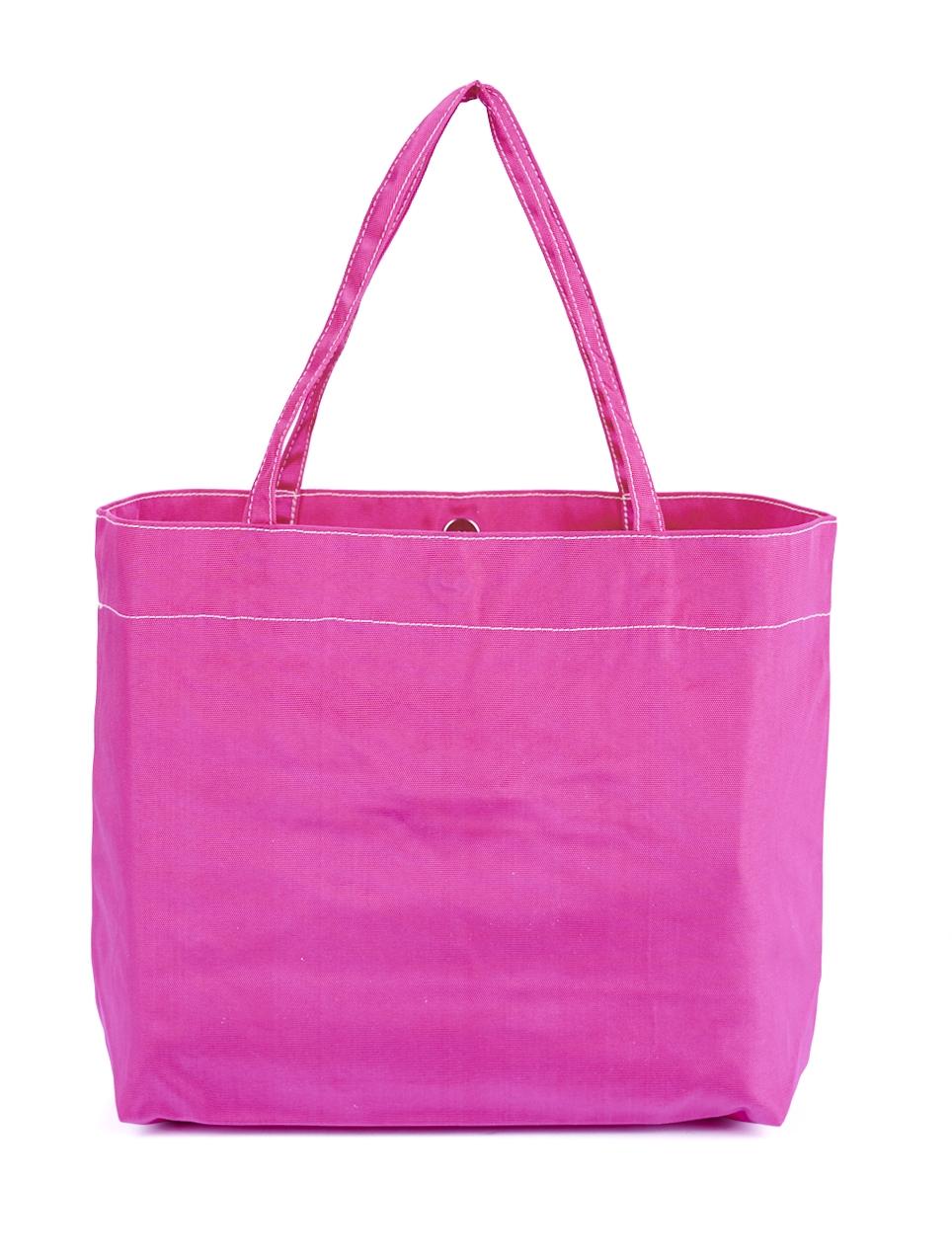 Save The Queen Shopper Fucsia Con Logo In Metallo Zama