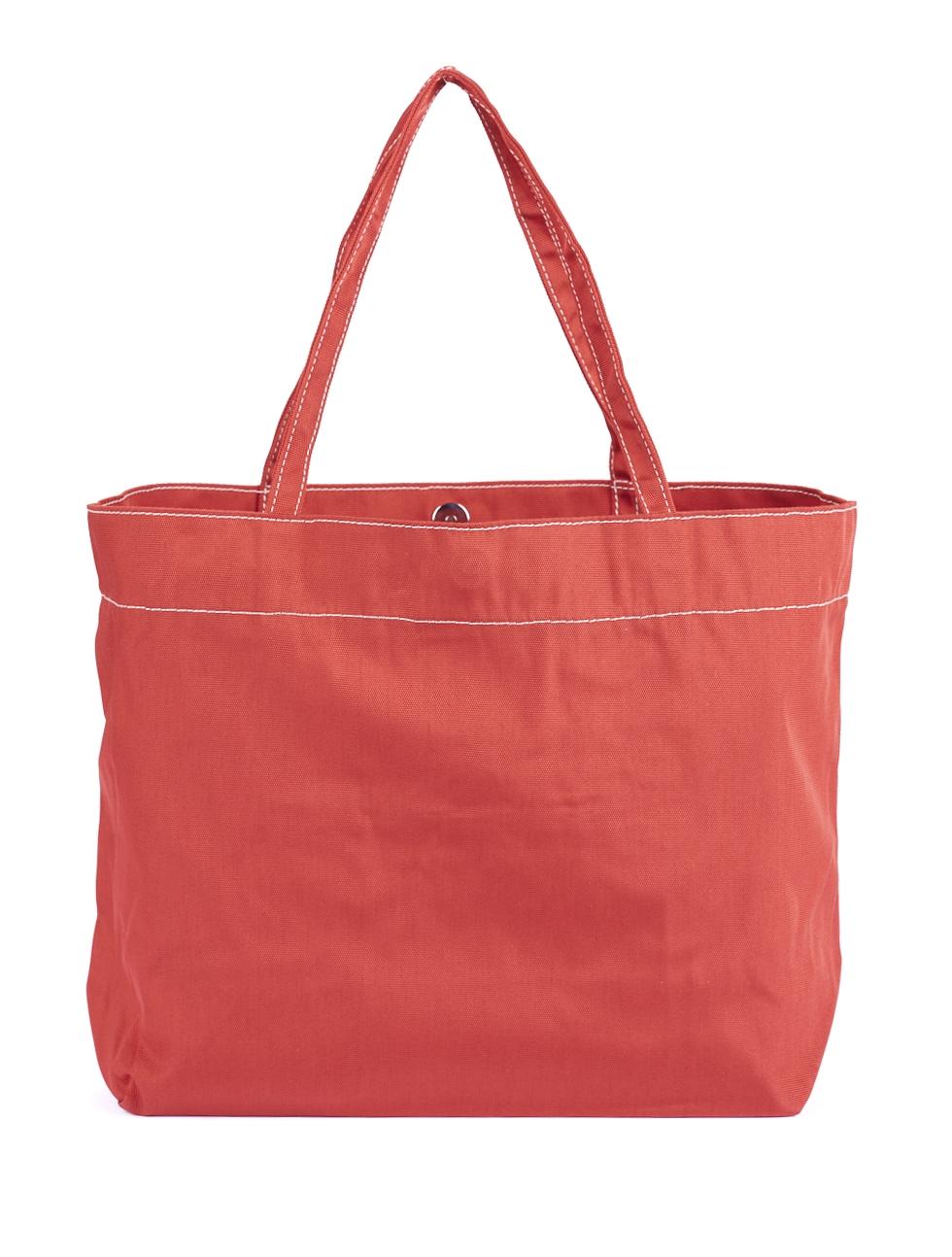 Save The Queen Shopper Rosso Con Logo In Metallo Zama
