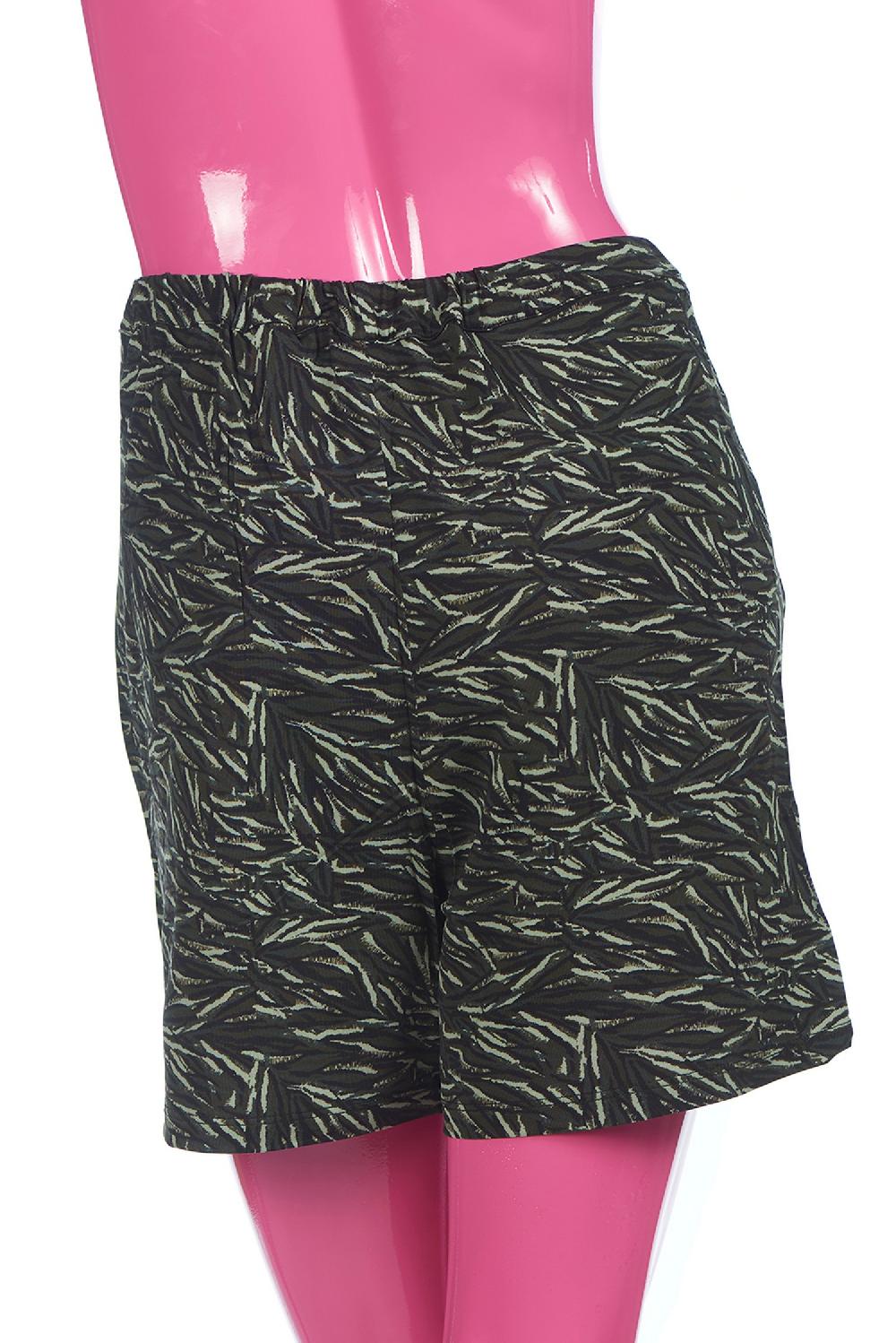 Save The Queen Shorts In Jersey Di Viscosa Con Stampa Camouflage