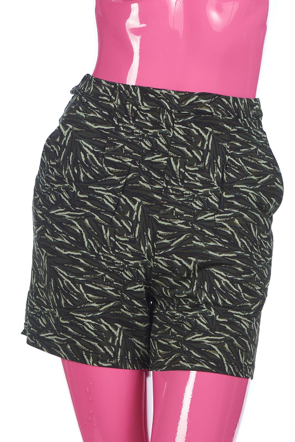 Save The Queen Shorts in jersey di viscosa con stampa camouflage