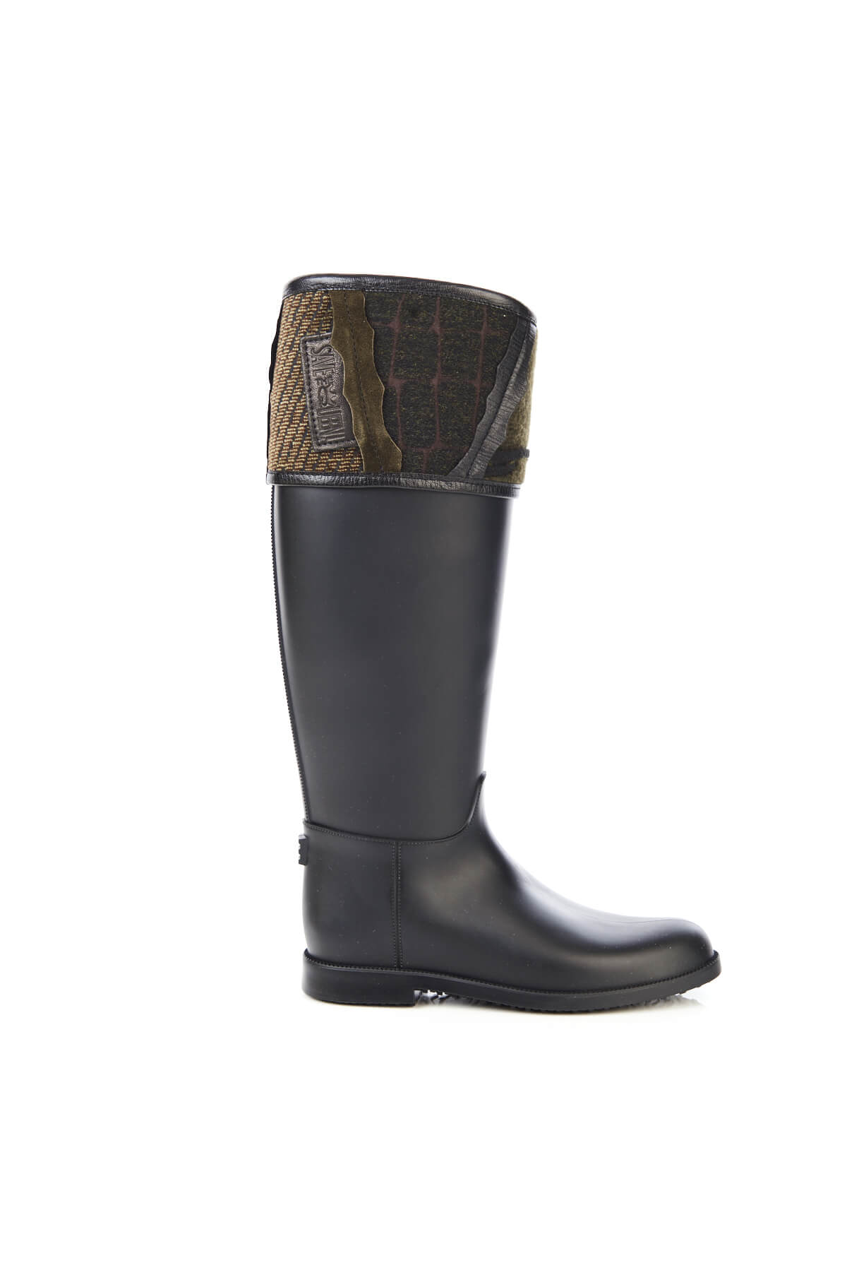 Save The Queen Stivali Di Gomma Con Fascia Decorativa