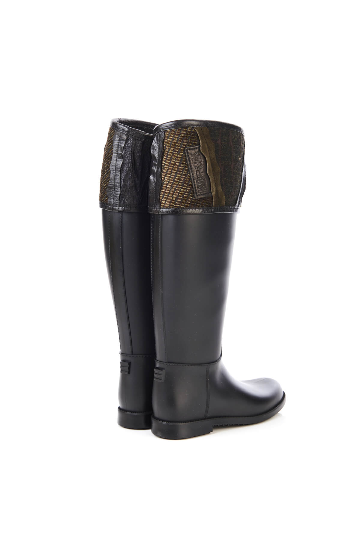 Save The Queen Stivali Di Gomma Con Fascia Decorativa