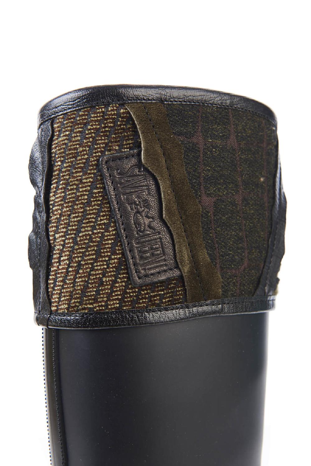 Save The Queen Stivali Di Gomma Con Fascia Decorativa