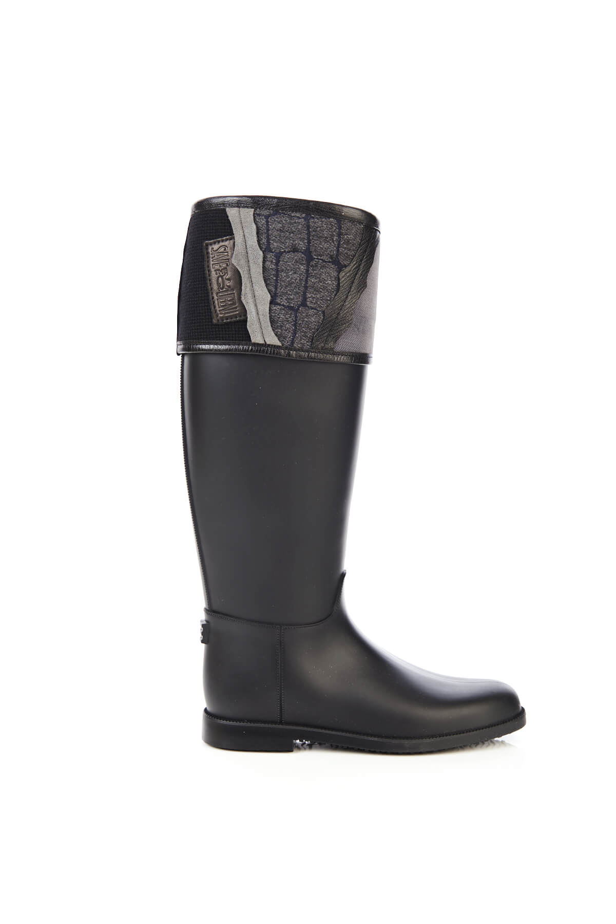 Save The Queen Stivali Di Gomma Con Fascia Decorativa