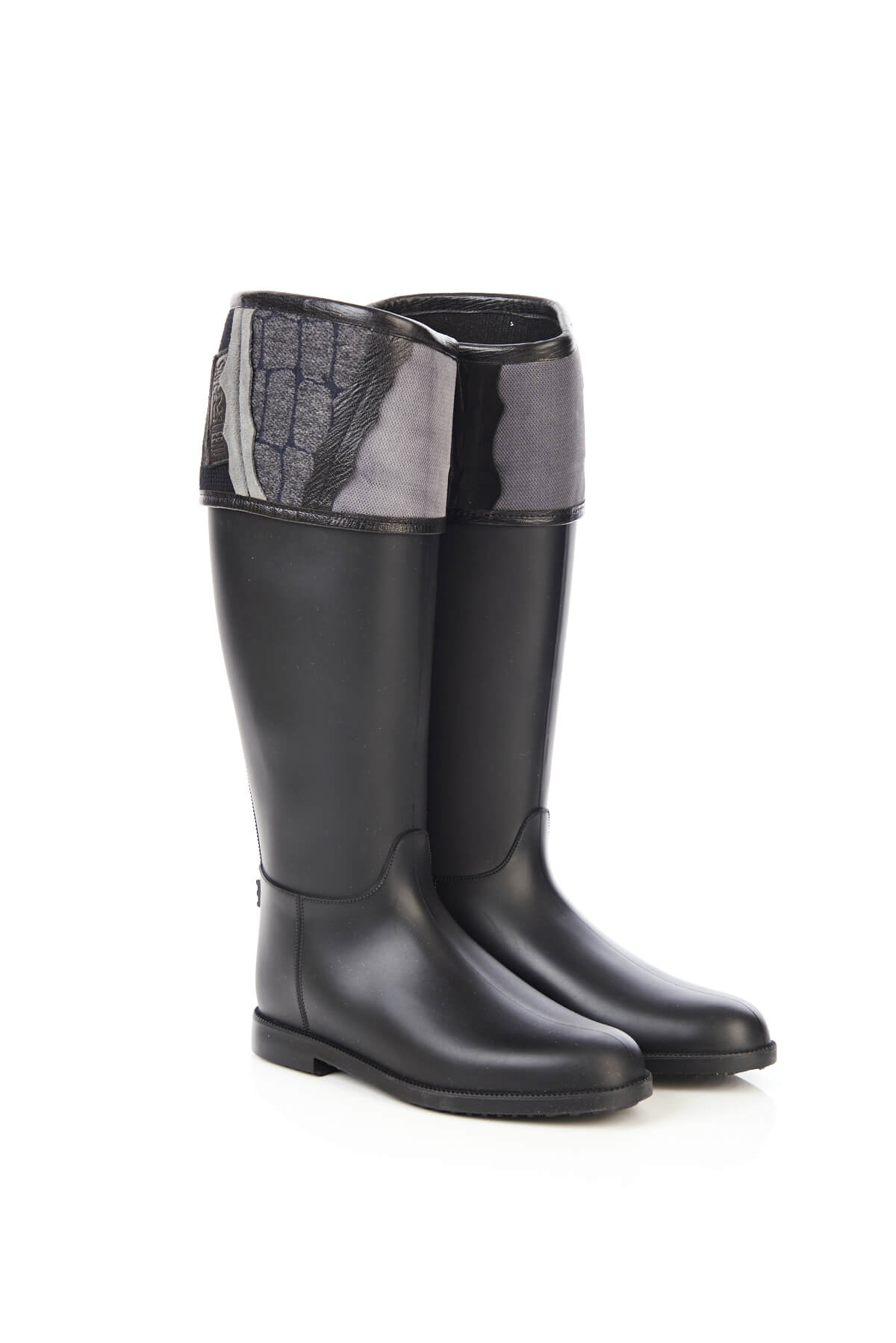 Save The Queen Stivali di gomma con fascia decorativa