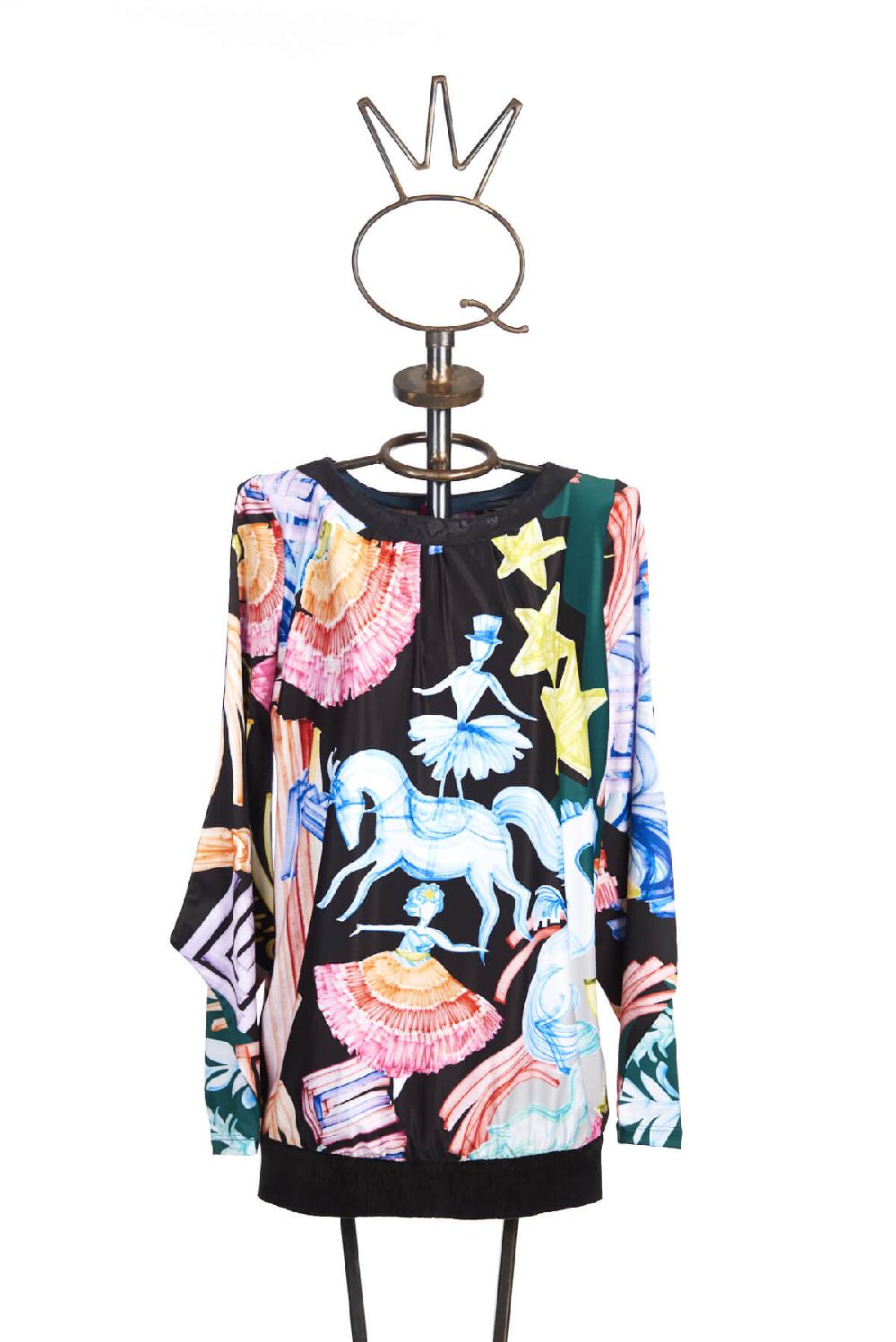 Save The Queen T-shirt Con Stampa Dedicata Al Circo