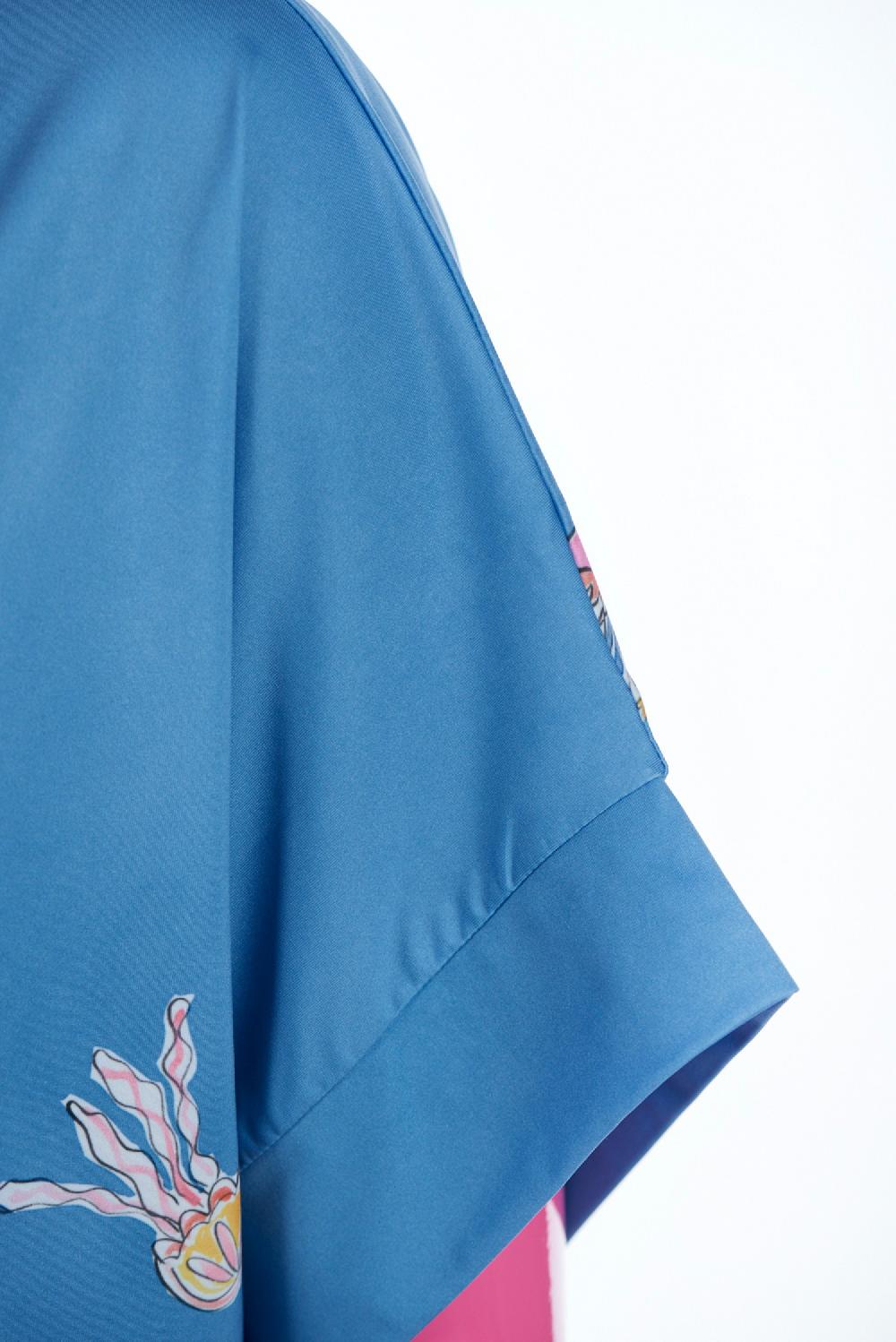 Save The Queen T-shirt Con Stampa Di Polpi E Meduse