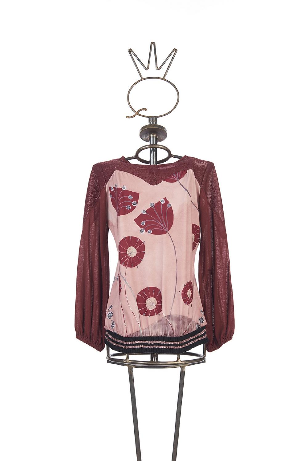 Save The Queen T-shirt Con Stampa E Lavorazione Patchwork