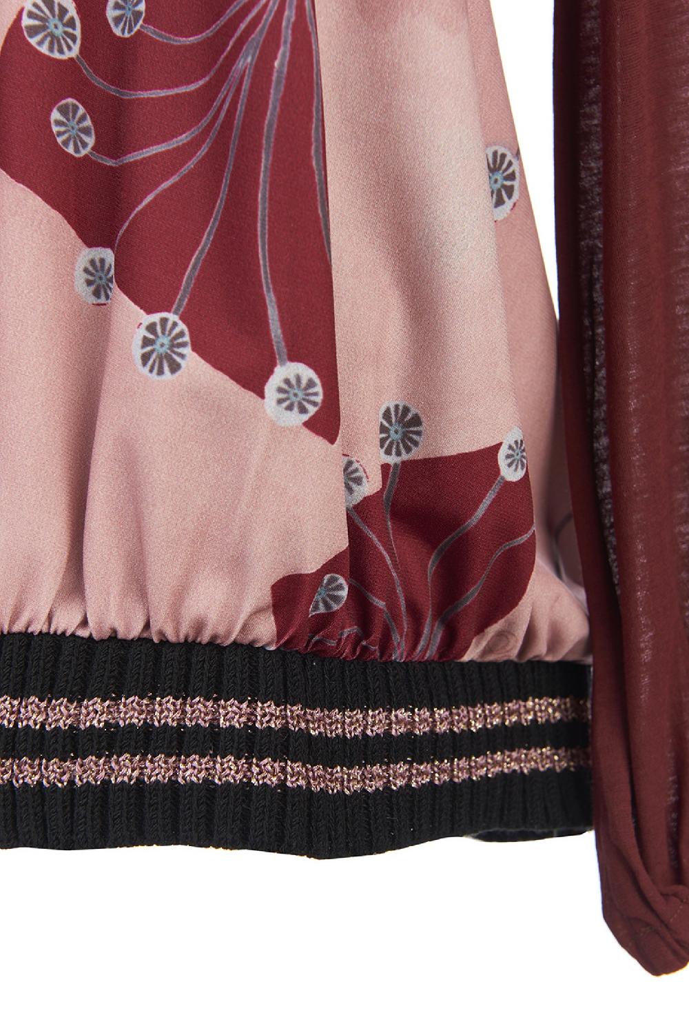 Save The Queen T-shirt Con Stampa E Lavorazione Patchwork