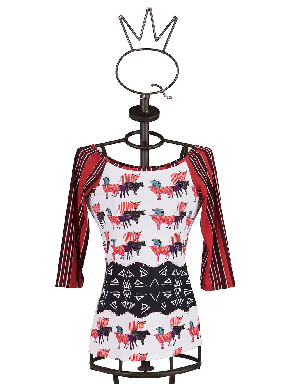 Save The Queen T-shirt In Jersey Con Stampa Dedicata Al Texas