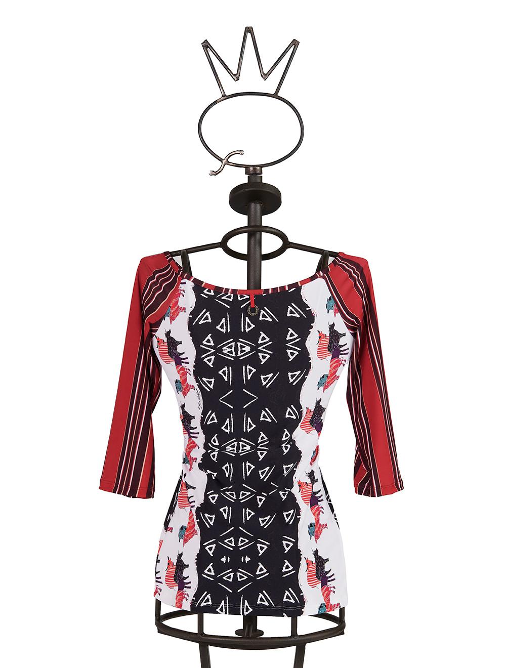 Save The Queen T-shirt In Jersey Con Stampa Dedicata Al Texas