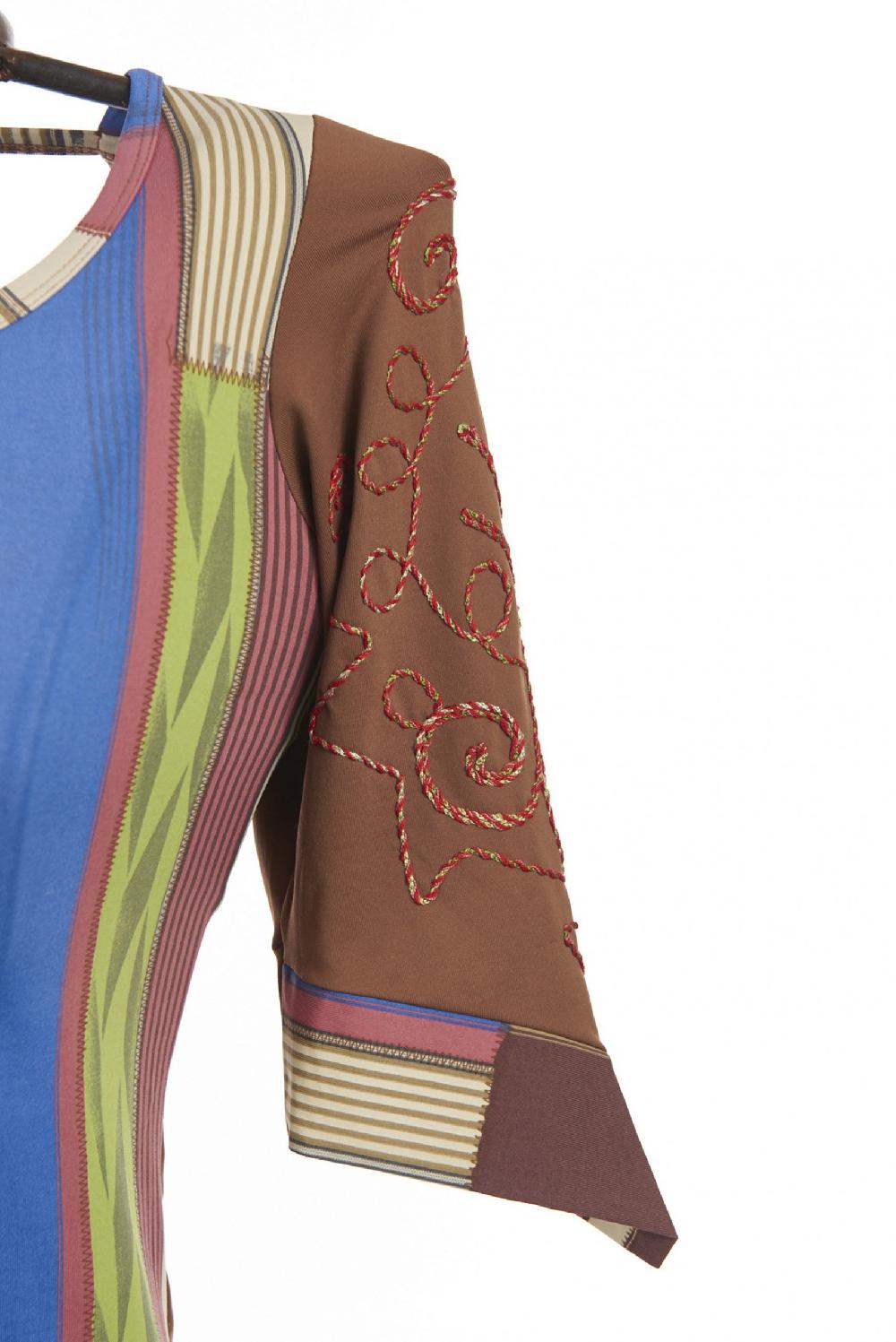 Save The Queen T-shirt In Jersey Elasticizzato E Stampato