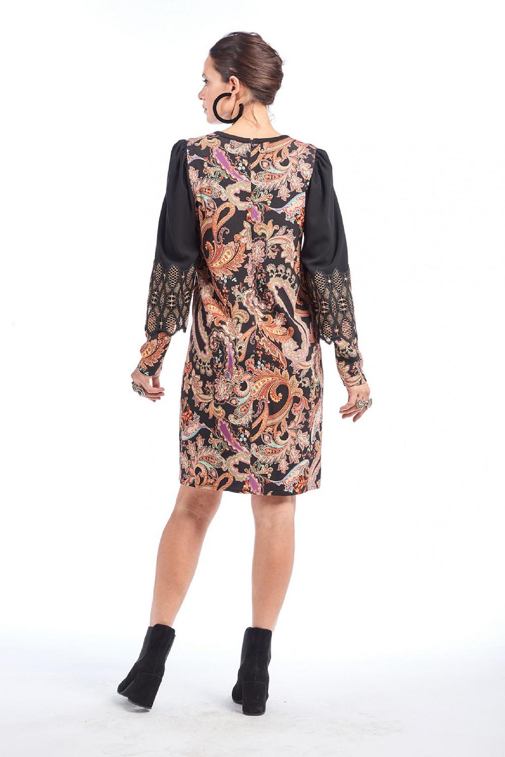 Save The Queen Vestito Al Ginocchio Con Stampa E Ricami