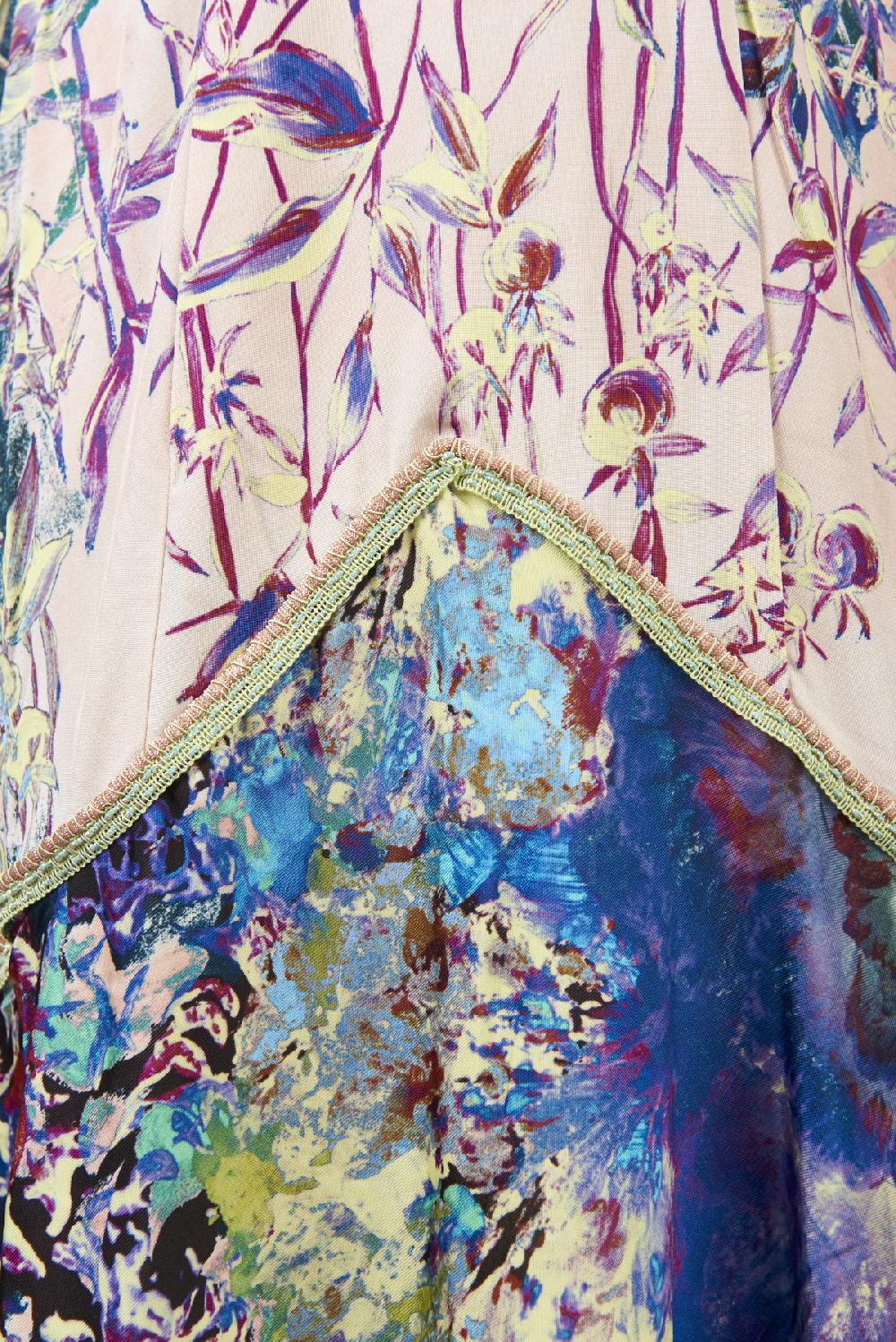 Save The Queen Vestito Al Ginocchio In Jersey Di Viscosa Stampato