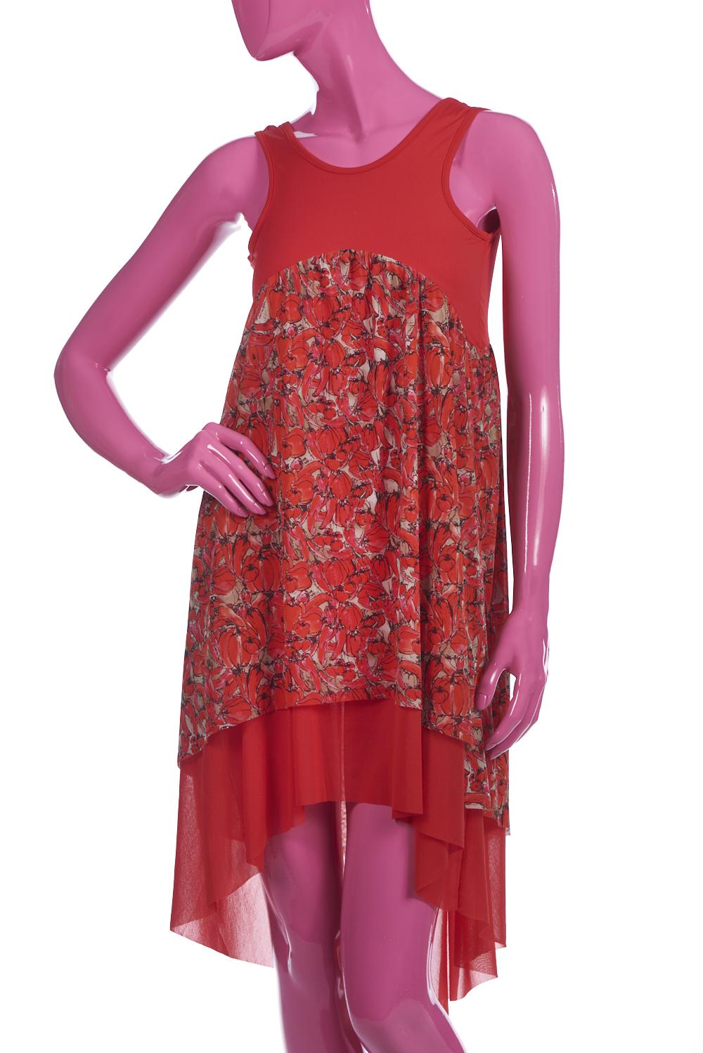 Save The Queen Vestito copricostume con stampa peperoni