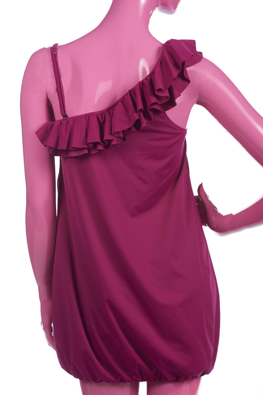 Save The Queen Vestito Copricostume Monospalla Con Rouches