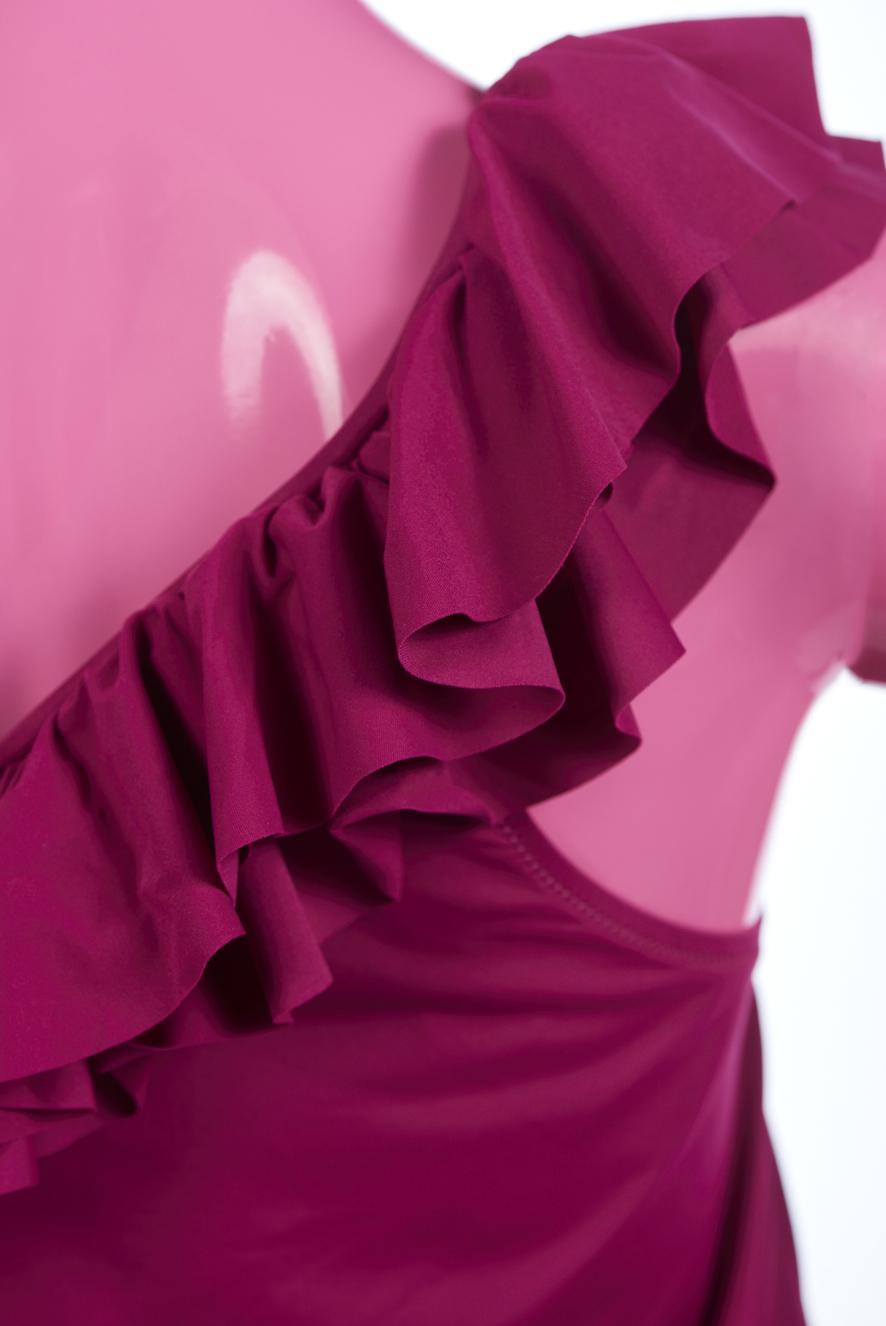 Save The Queen Vestito Copricostume Monospalla Con Rouches